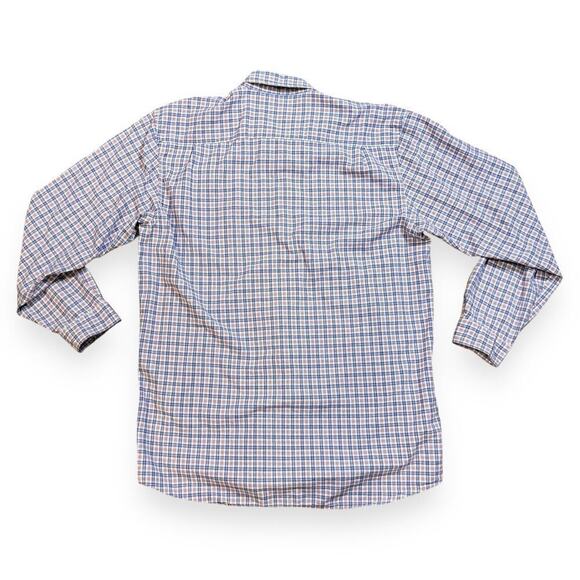 Carhartt Button Down Shirt Mens Plaid Blue Red White Western Relaxed Size XL - Picture 3 of 6